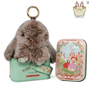Authentic Bunny LuLu "Stormy" Keychain
